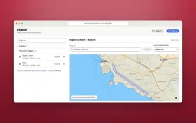 Kuryelendin teslimat bölgesi yönetimi