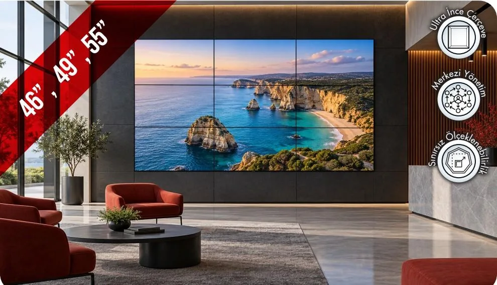 Videowall çözümleri katalog uygulama görseli