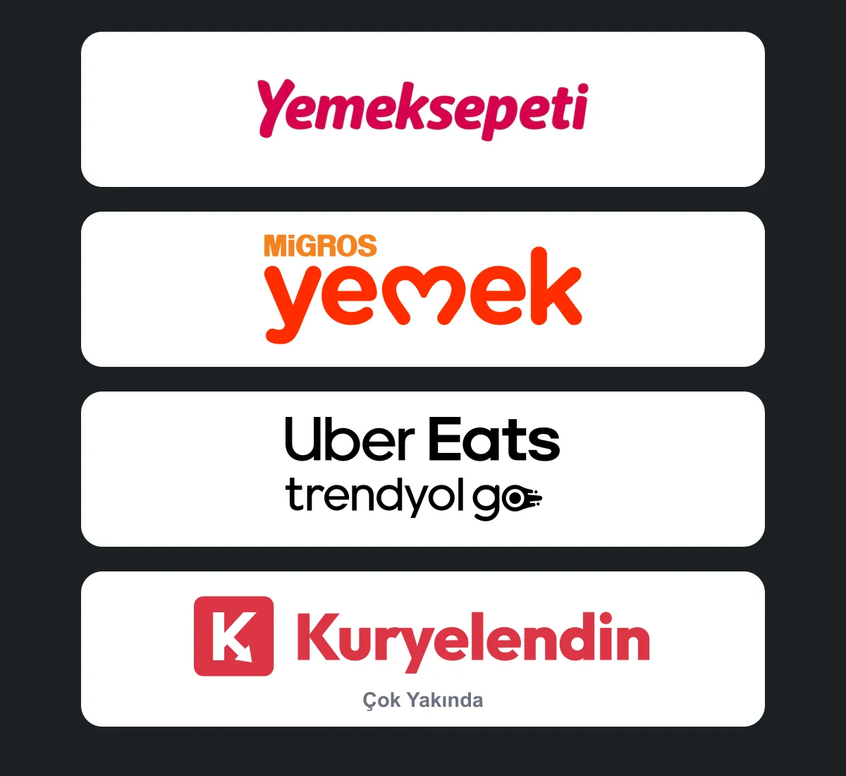 Online mağaza entegrasyonları ve Kuryelendin kurye firma entegrasyonu — Çok Yakında