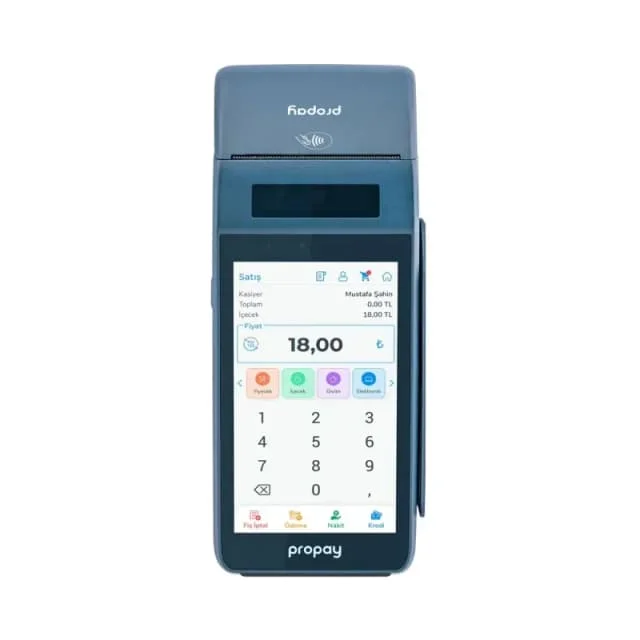 Propay P1000 Android Yazarkasa POS: En Hızlı ve Güvenli Yeni Nesil ÖKC — 3. görünüm